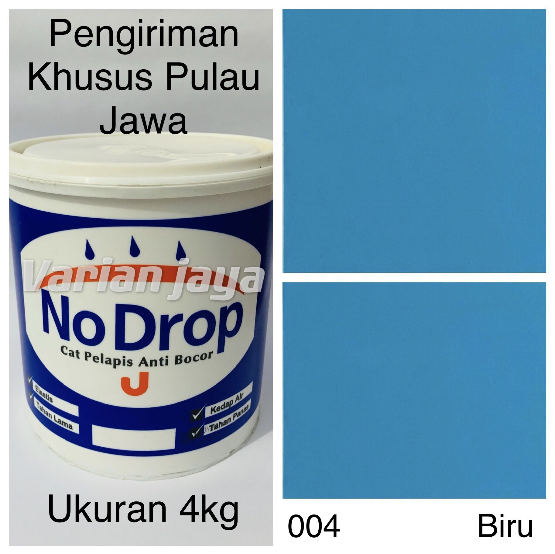 Detail No Drop Warna Biru Nomer 57