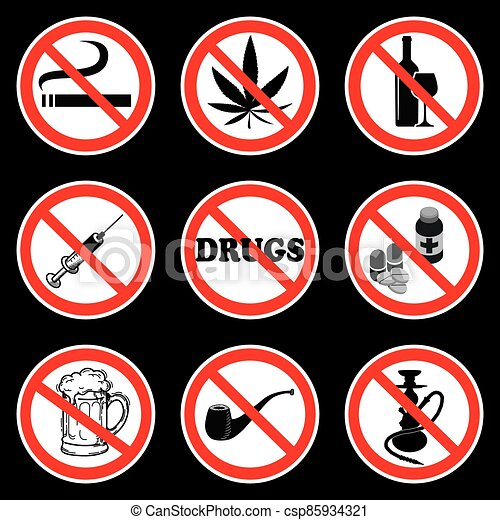 Detail No Drugs Clipart Nomer 26