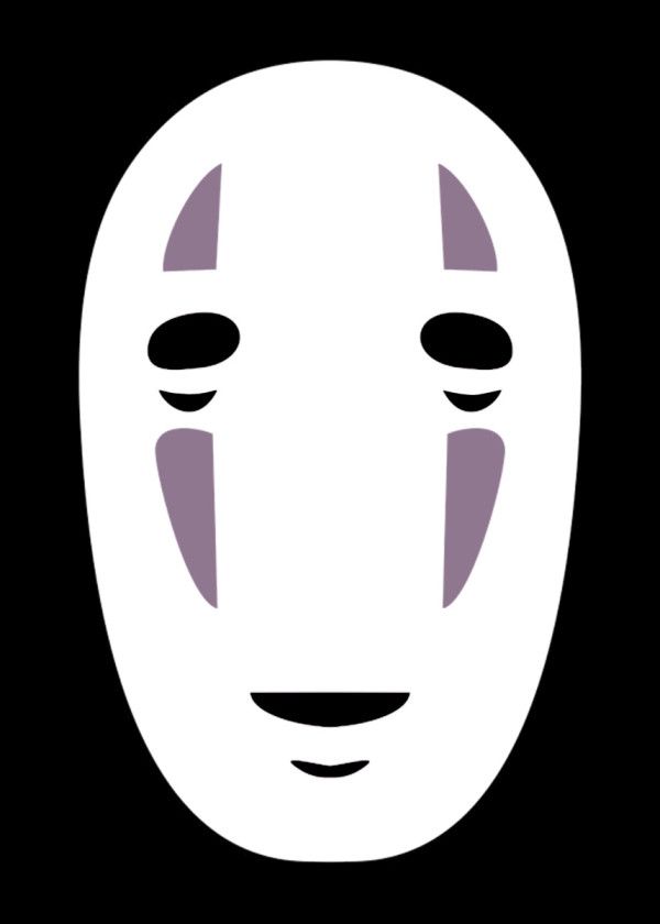 Detail No Face Ghost Nomer 10