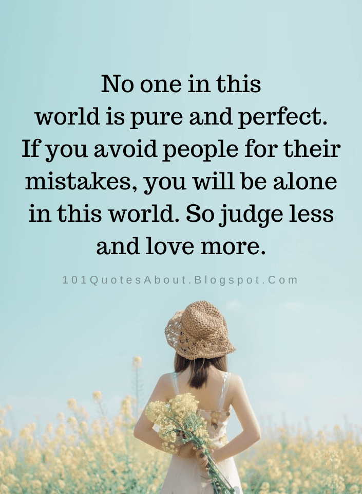 No One Is Perfect Quotes - KibrisPDR
