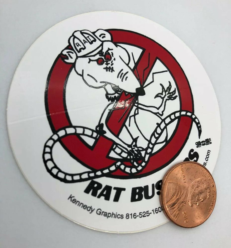 Detail No Rats Union Stickers Nomer 43