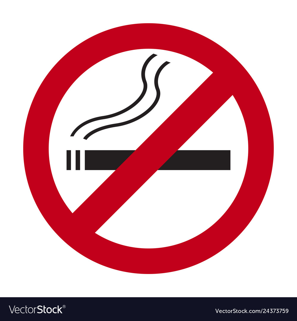 Detail No Smoking Logo Vector Nomer 11