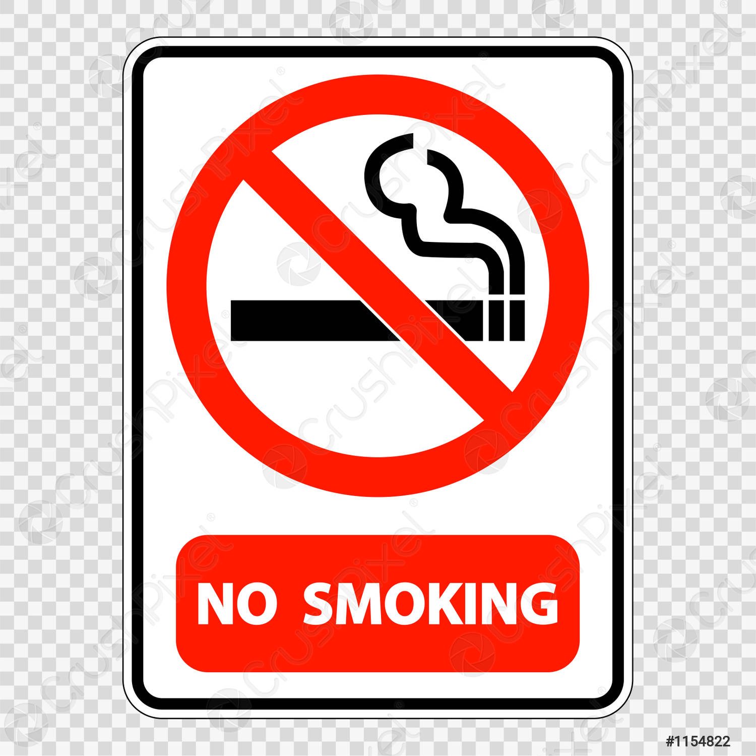 Detail No Smoking Logo Vector Nomer 24