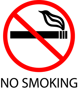 Detail No Smoking Logo Vector Nomer 9