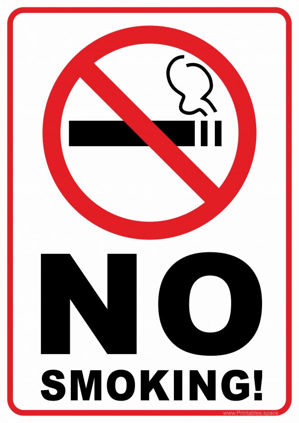 Detail No Smoking Sign Free Download Nomer 2