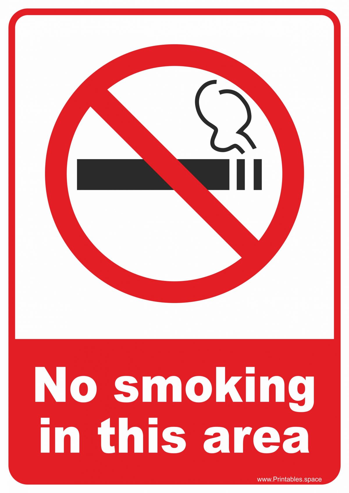 Detail No Smoking Sign Free Download Nomer 11