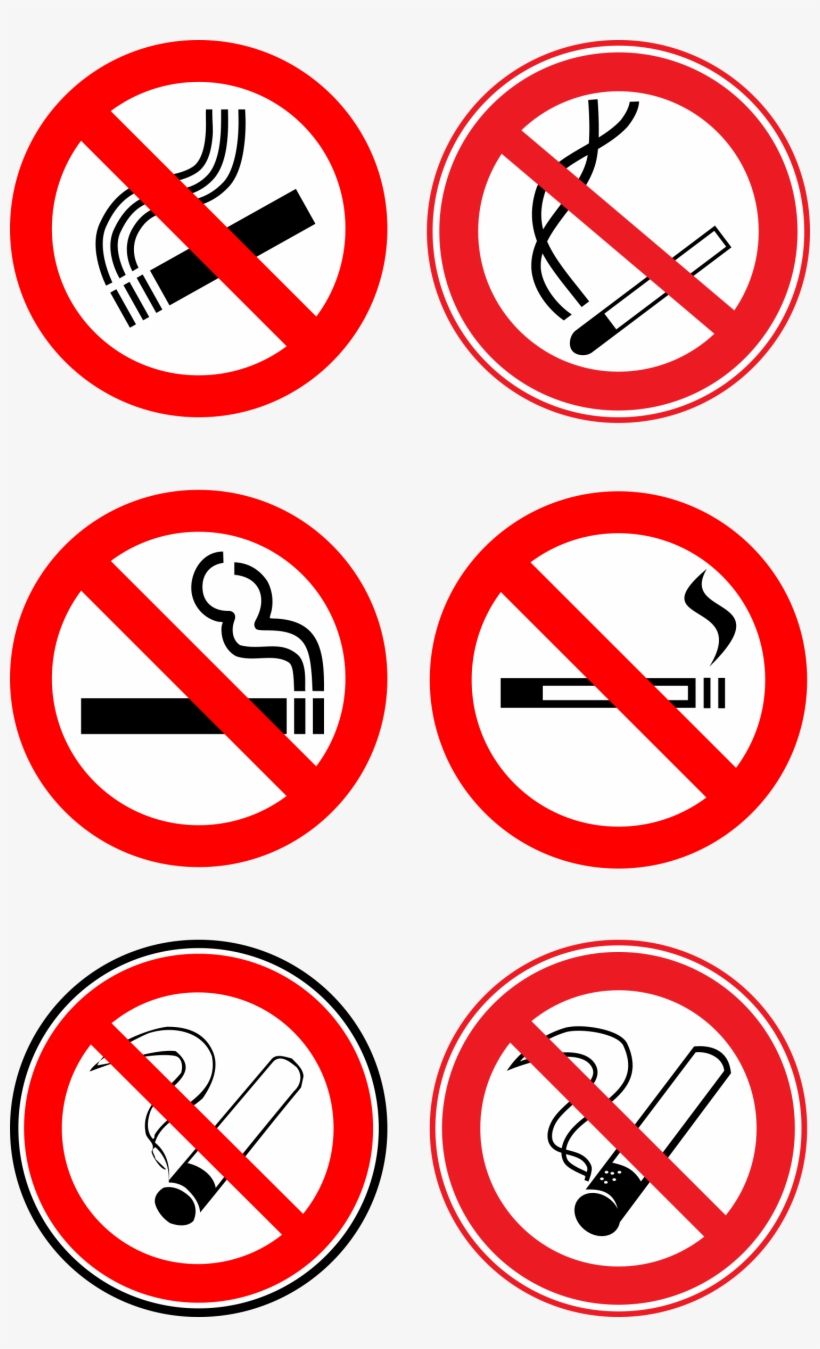 Detail No Smoking Sign Free Download Nomer 32