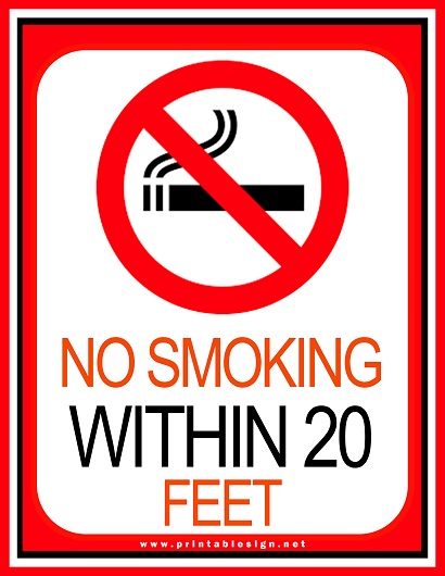 Detail No Smoking Sign Free Download Nomer 39