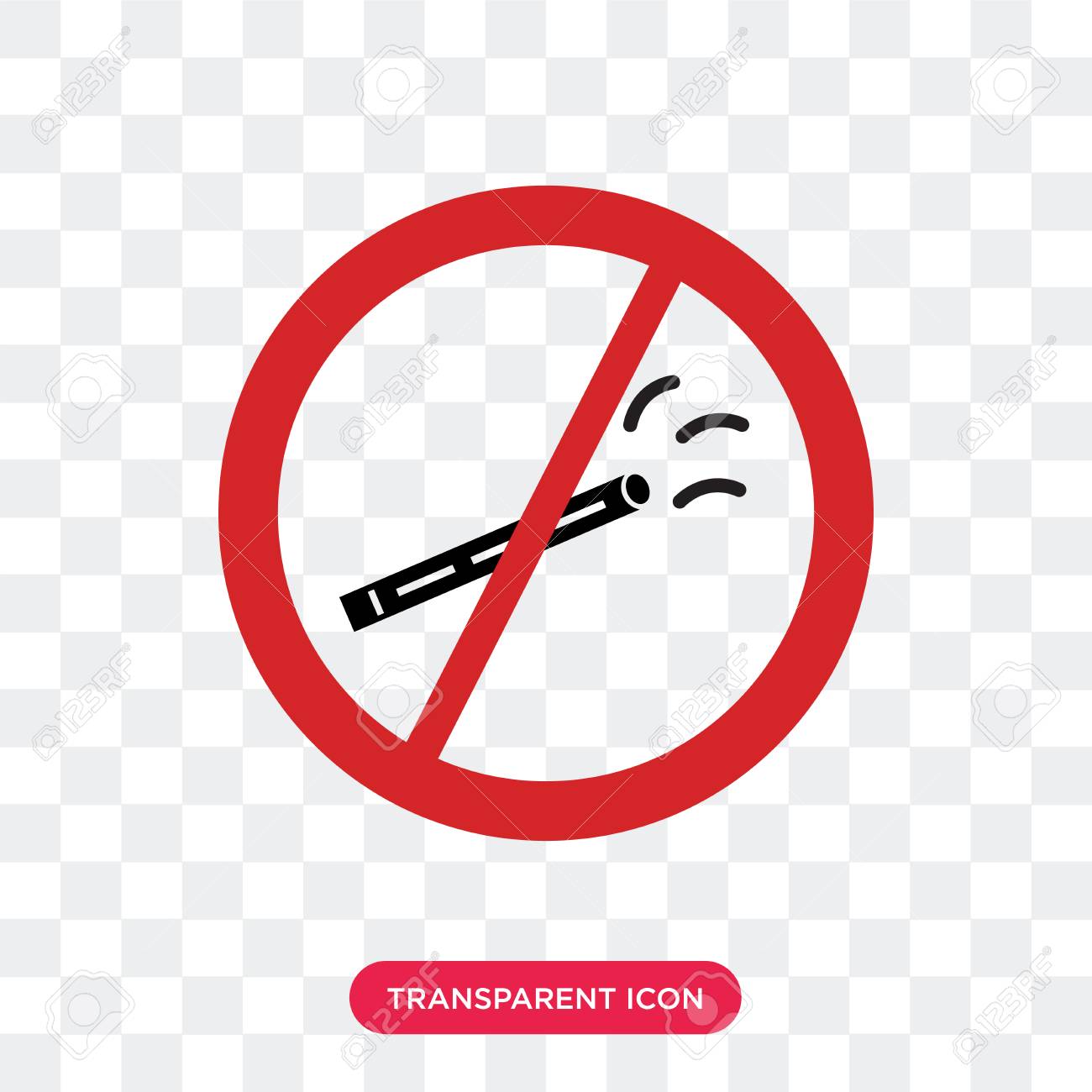 Detail No Smoking Sign Transparent Background Nomer 37