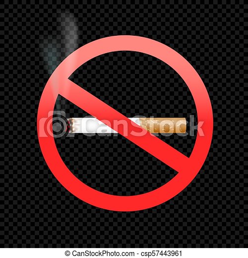 Detail No Smoking Sign Transparent Background Nomer 49