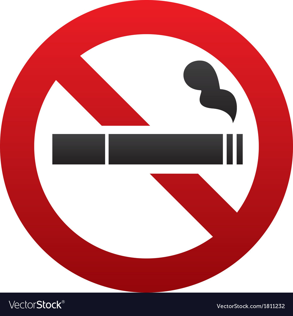 Detail No Smoking Vector Nomer 13