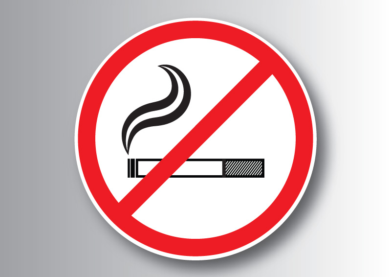 Detail No Smoking Vector Nomer 15
