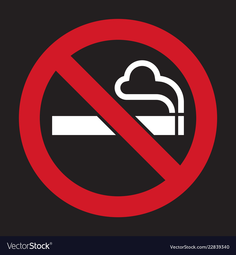 Detail No Smoking Vector Nomer 16