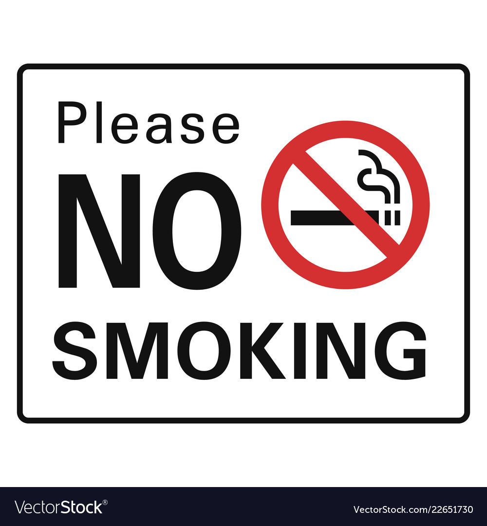 Detail No Smoking Vector Nomer 21
