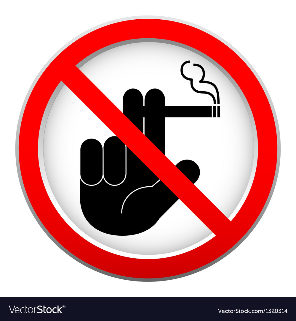 Detail No Smoking Vector Nomer 23