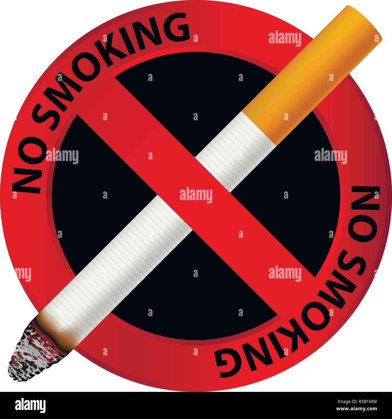 Detail No Smoking Vector Nomer 35