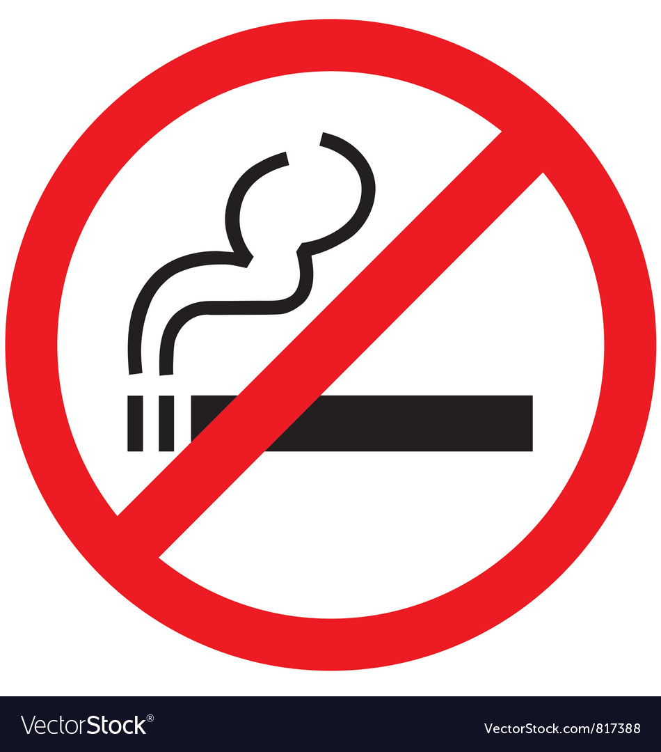 Detail No Smoking Vector Nomer 5