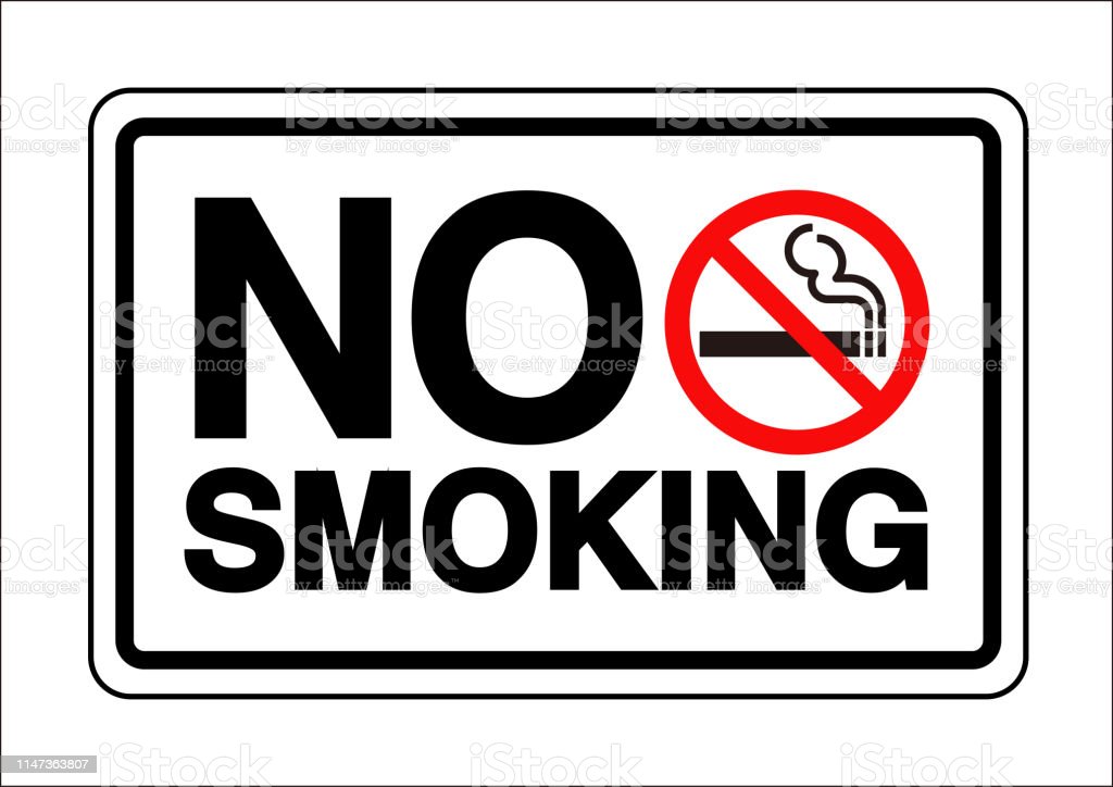 Detail No Smoking Vector Nomer 43