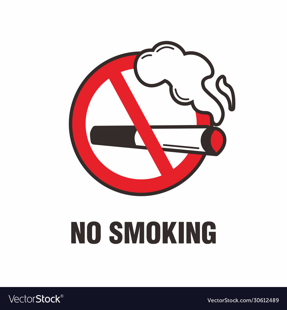 Detail No Smoking Vector Nomer 45