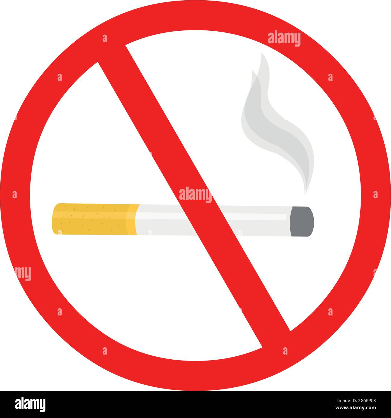 Detail No Smoking Vector Nomer 7