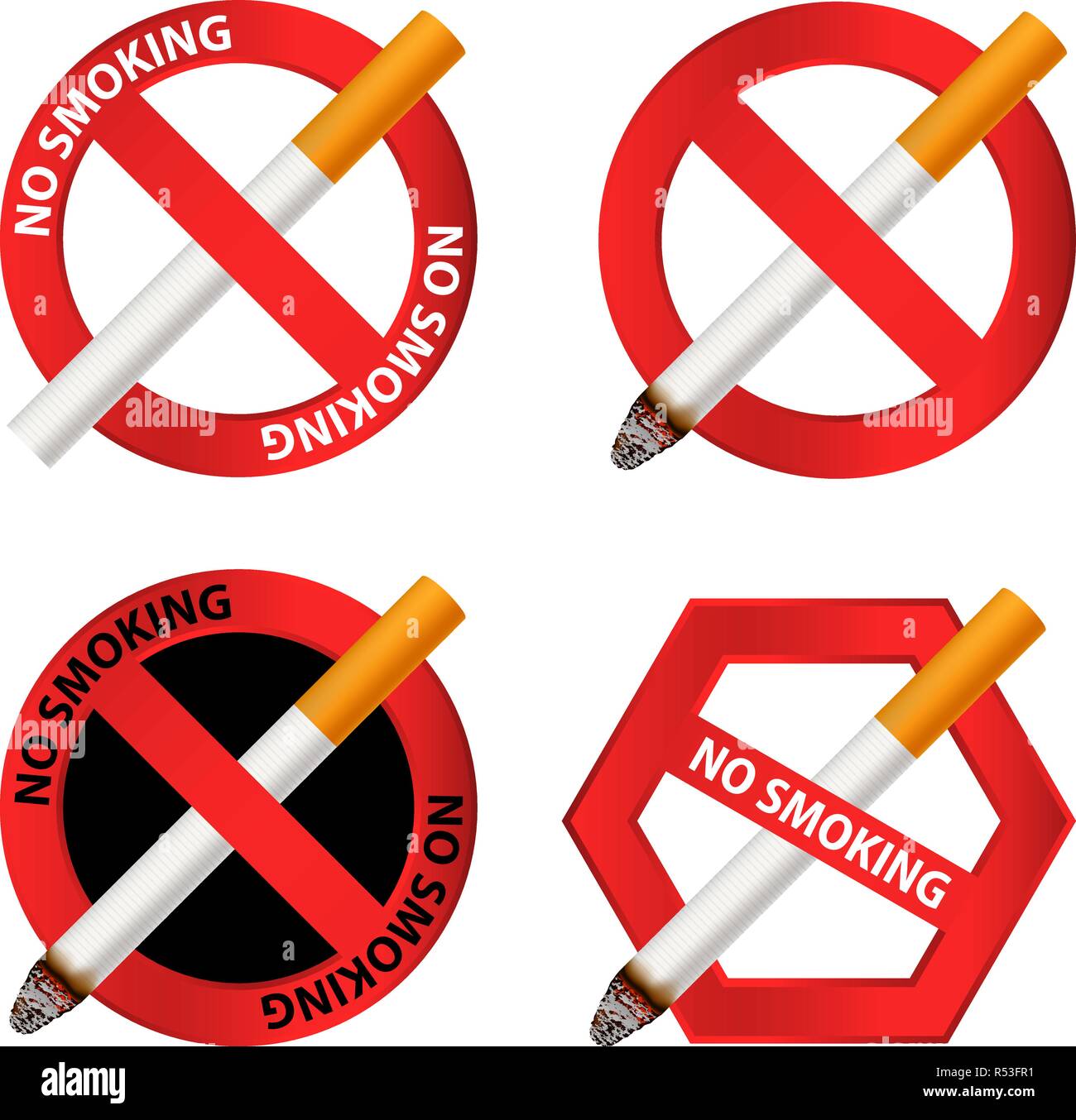 Detail No Smoking Vector Png Nomer 41