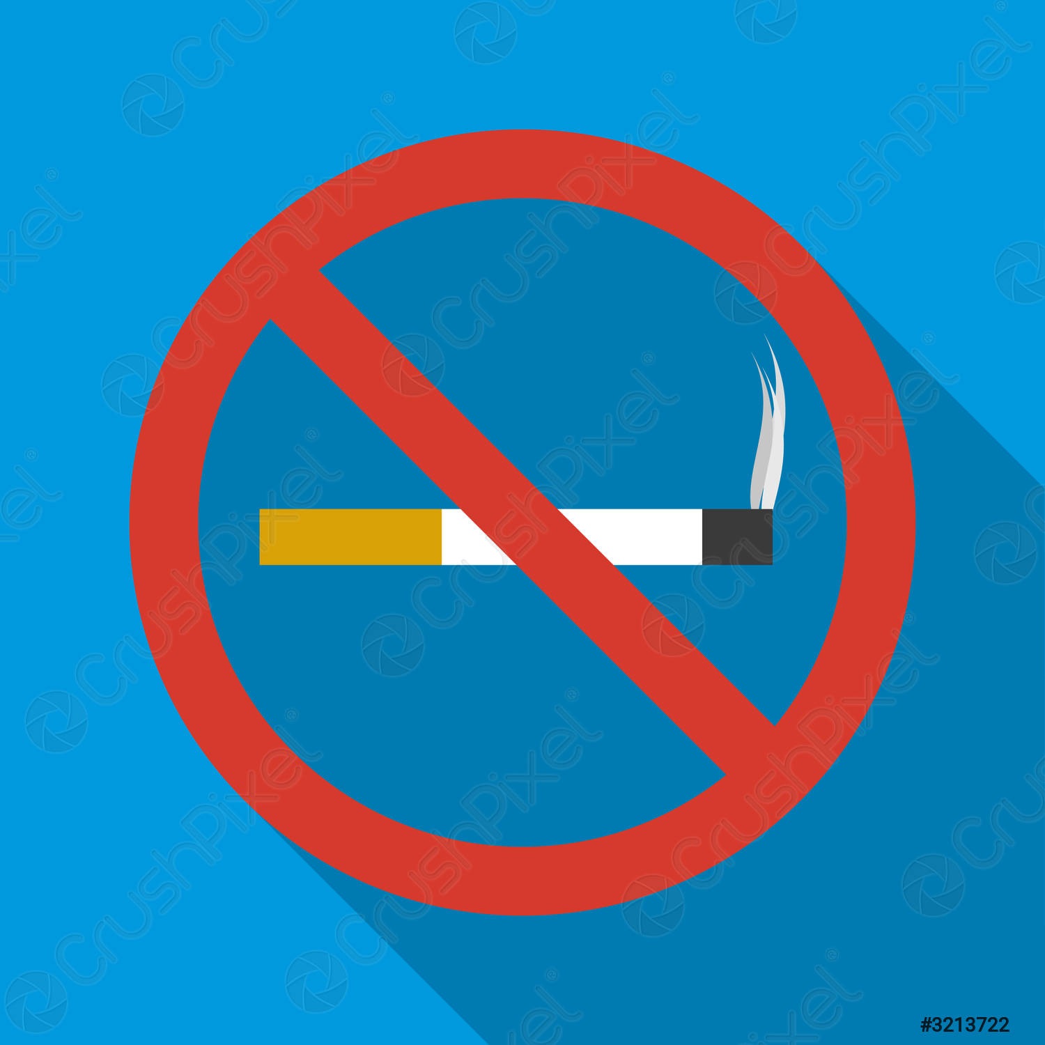 Detail No Smoking Vector Png Nomer 48