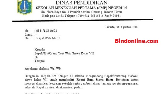 Detail No Surat Resmi Nomer 51