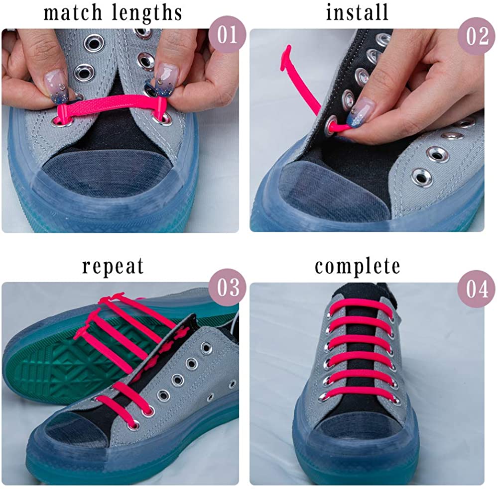 Detail No Tie Shoelaces Converse Nomer 11