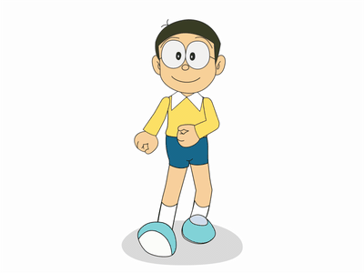 Detail Nobita Vector Nomer 13