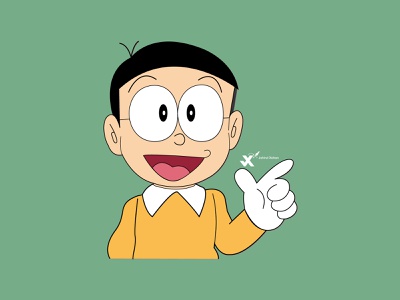 Detail Nobita Vector Nomer 4