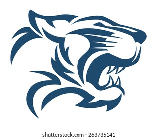 Detail Logo Kepala Harimau Tribal Nomer 33