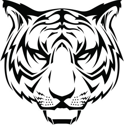 Detail Logo Kepala Harimau Tribal Nomer 6