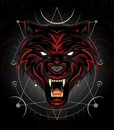Detail Logo Kepala Serigala Keren Nomer 8