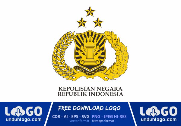 Detail Logo Kepolisian Negara Republik Indonesia Nomer 12