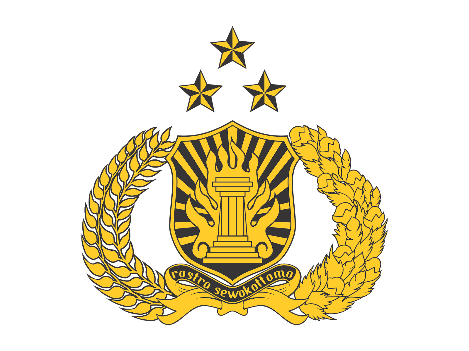 Detail Logo Kepolisian Negara Republik Indonesia Nomer 8