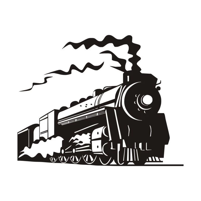 Detail Logo Kereta Api Hitam Putih Nomer 45