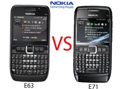 Detail Nokia E71 Vs E63 Nomer 2