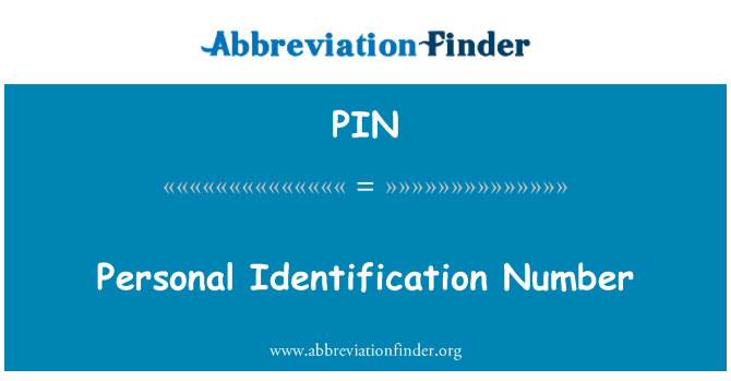 Nomor Identifikasi Pribadi - KibrisPDR