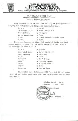 Detail Nomor Indek Surat Nomer 44