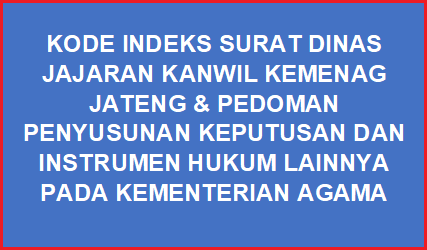 Detail Nomor Indek Surat Dinas Nomer 45