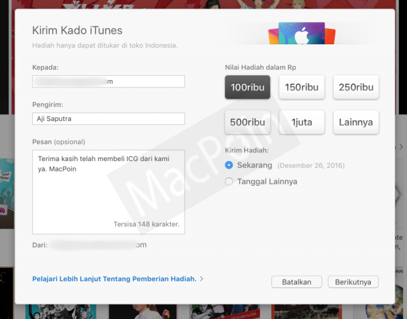 Detail Nomor Kartu Kado Itunes Nomer 10