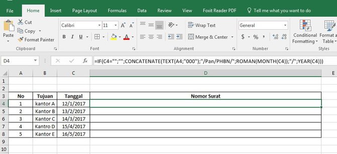 Detail Nomor Nomor Surat Nomer 36