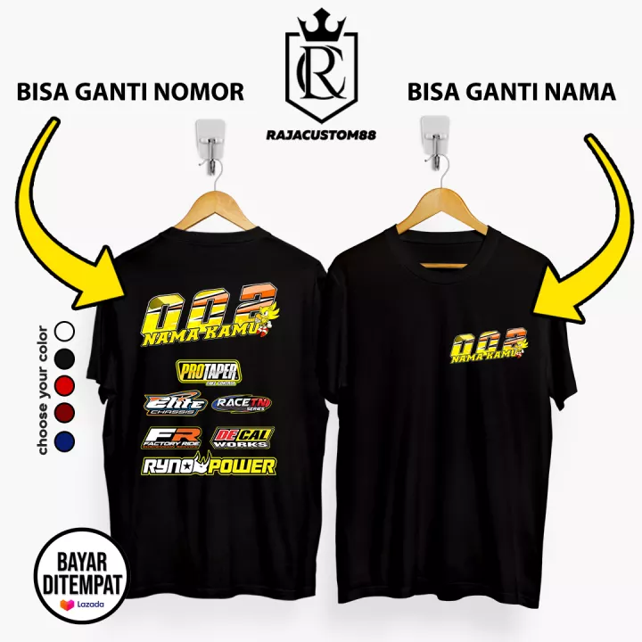Detail Nomor Racing Polos Nomer 58