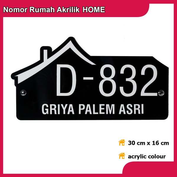 Detail Nomor Rumah Acrylic Nomer 8