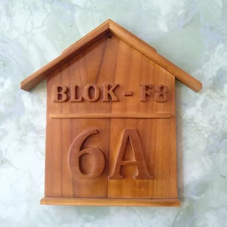 Detail Nomor Rumah Kayu Nomer 24