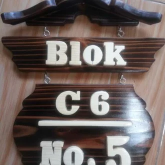 Detail Nomor Rumah Kayu Nomer 30