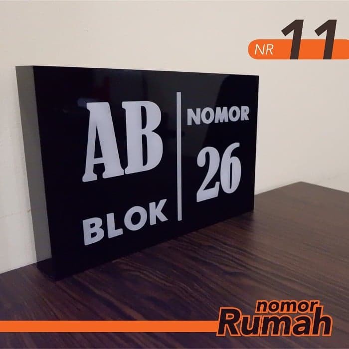 Detail Nomor Rumah Led Nomer 19