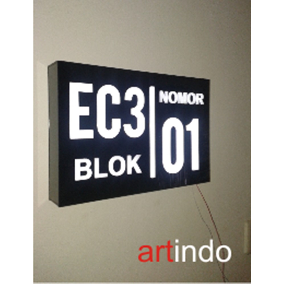 Detail Nomor Rumah Led Nomer 36