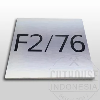 Detail Nomor Rumah Stainless Nomer 53