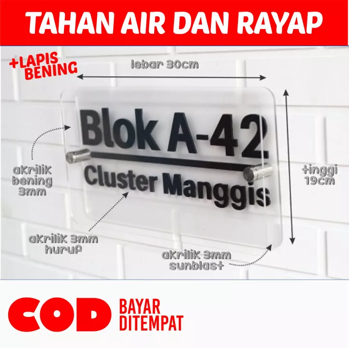 Detail Nomor Rumah Tempel Nomer 46